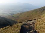 Looking back down into Mousthwaite Comb.