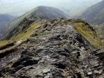 Descending Hall's Fell ridge.