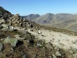 The Scafells in the distance.