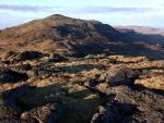 Above Raven Crag looking to Harter Fell.