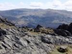 Looking east towards Seathwaite Tarn.