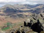 Scafells from Harter Fell.