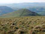 Pen's summit below, from Hesk Fell.