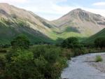 Lingmell Beck and Great Gable.