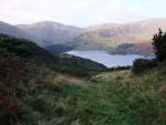 Looking back down the track towards Mardale Head in the distance.