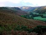 Looking back down the old corpse track towards Truss Gap.