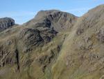 Looking across to Narrowcove below Scafell Pike.