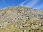 Looking back up at Bowfell.