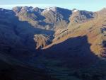Crinkle Crags at the head of Oxendale.