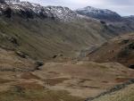 Looking back down to the Esk from Throstlehow Crag.