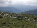 Scafells hazy in the distance.