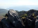 Looking back along Striding Edge.