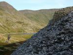 Slate spoil. Jumb Quarry.