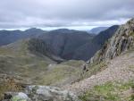 ......The other side of Broadcrag Col and the wind is rushing up from Wasdale.