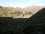 Climbing out above The Combe.