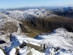 Looking across to Bowfell.