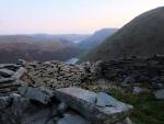 The abandoned slate Quarry.