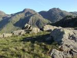 Scafell Pike and Ill Crag from Low Gait Crags.