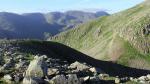 Scafells in the distance from Green Gable.