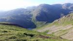 Sty Head Tarn below.