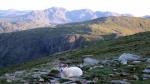Scafells in the distance.
