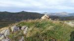 High Saddle and Low Saddle to the left of Bell Crags summit.