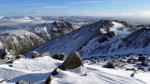 Langdale Pikes beyond  Great Slab.