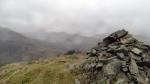 Lanty Scar and the rain has set in.