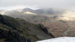 Cam Spout Crag below on the left.