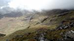 From Pen looking across to ascent spur.