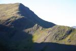 A closer look at the step down  from Robinson to Blea Crags. The route I will return by.