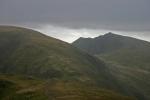 The east face of Dow Crag on the right.