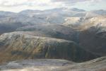 North ridge of Steel Fell with Wyth Burn above and right.