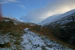 The track up by Little Tongue Gill.