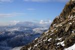 Towards the top it's steep and stony but great views to the Coniston Fells.