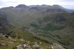 Looking back down to Seat.Below the head of Ennerdale.