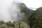 From Ill Crag the cloud rolling up from Eskdale