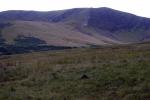 Ahead, the e.ridge of Bannerdale Crags.