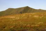 Foule Crag /Atkinson Pike on the syline with Hallsfell Top on the left.