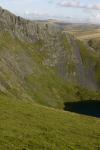 Dark looking Scales Tarn below.