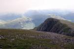 The descent from Scafell to Long Green.