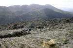 Looking towards the Scafells with the dark profile of Lingmell in mid distance.