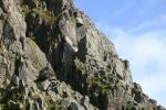 Climbers on Napes Needle.