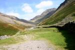 Looking towards Sty Head Pass.
