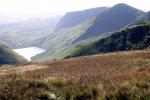 Crossing above Hall Cove at the head of Kentmere.