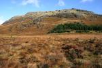 Looking back across the bogs towards Harter Fell.