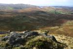 From Green Crag looking across Birker Moor .Devoke Water in distance.