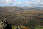 From the top of Harter fell.Burnmoor Tarn in the far distance.