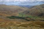 Looking down to the upper Duddon and Wrynose Bottom.
