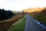 The tramp back along the road to Seathwaite.
